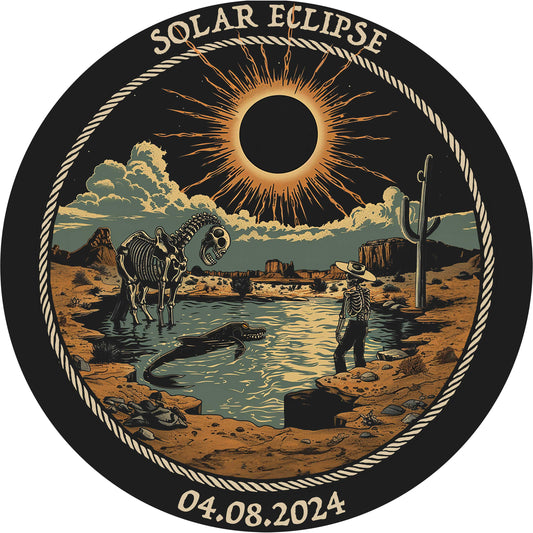 Solar Eclipse Sticker - Color