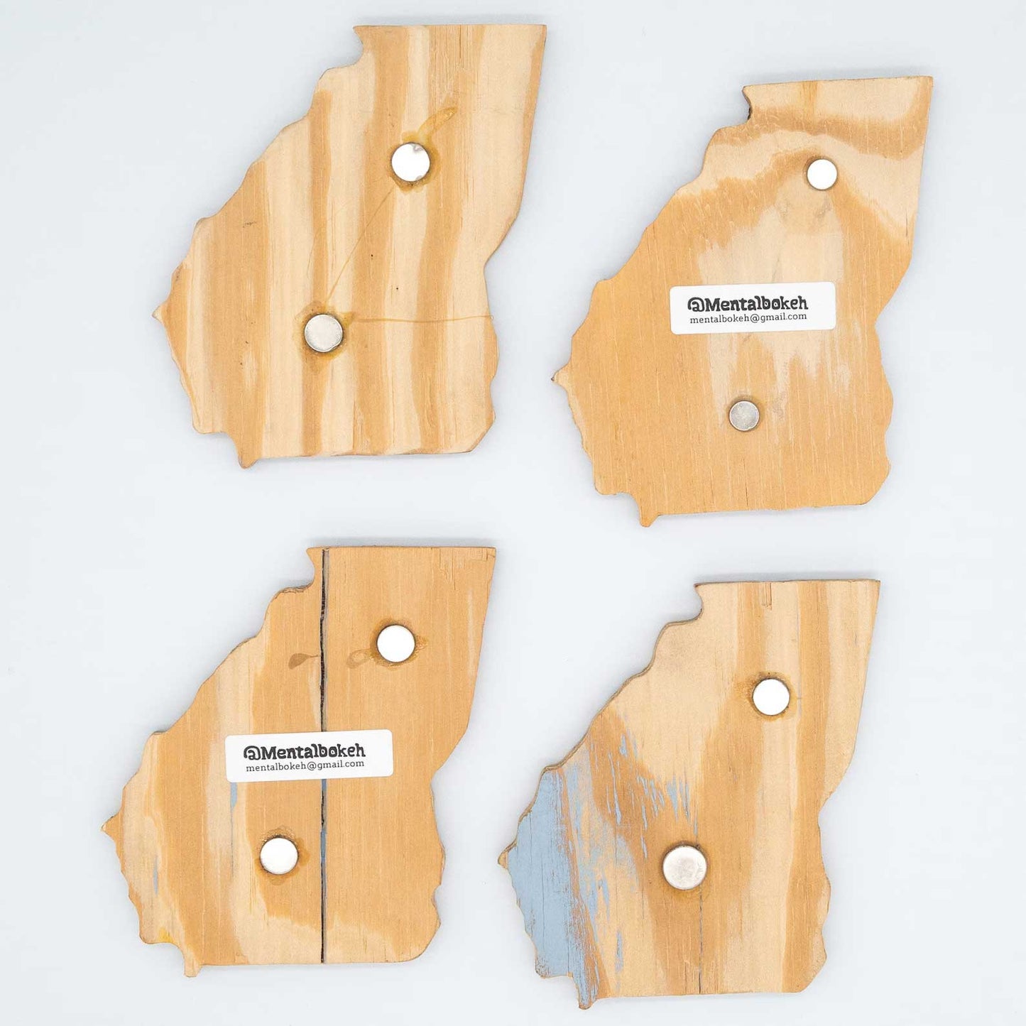 Georgia State Wood Cut - Atlanta United - Magnet