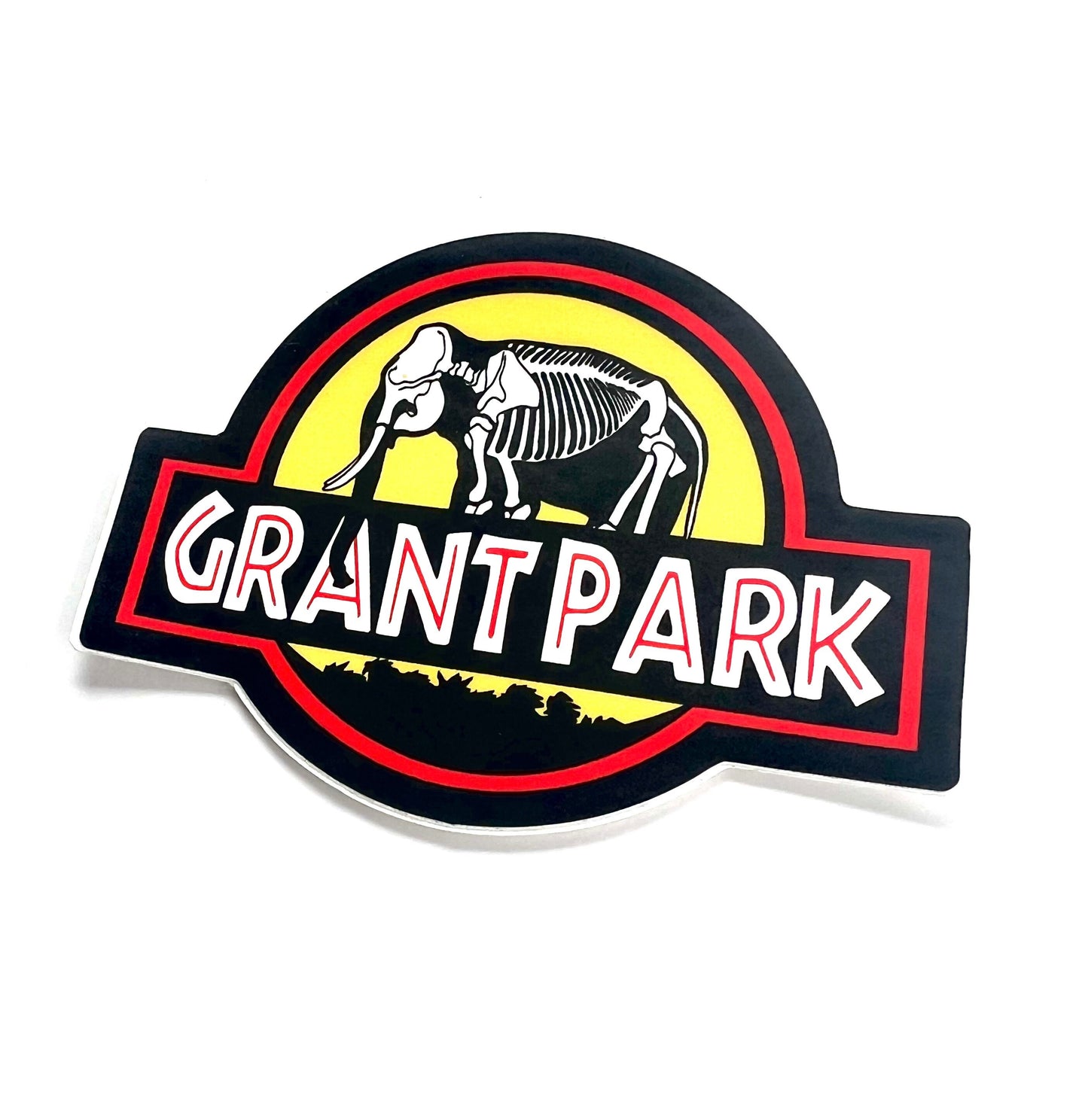 Grant Park Atlanta / Jurassic Park Sticker