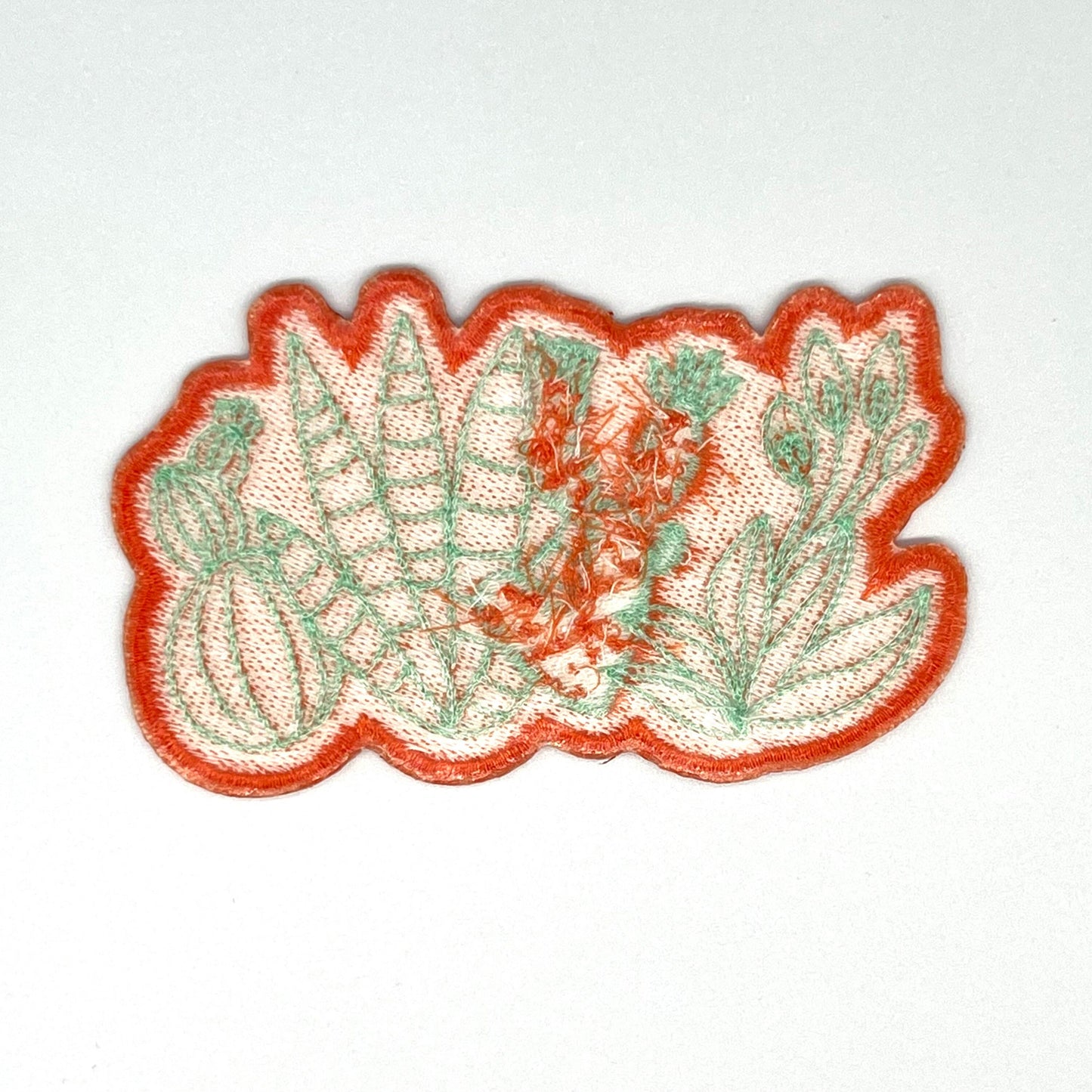 Cactus / Succulent Woven Iron on Patch