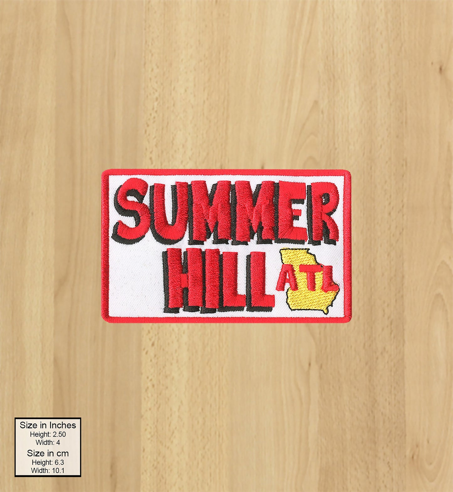 SummerHill woven Iron-on Patch