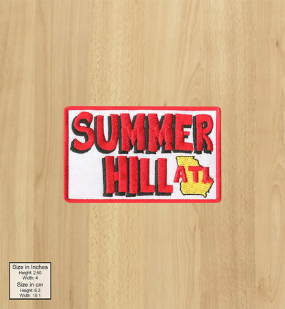 SummerHill woven Iron-on Patch