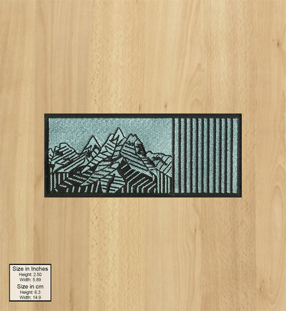 Grand Teton Woven Iron on Patch